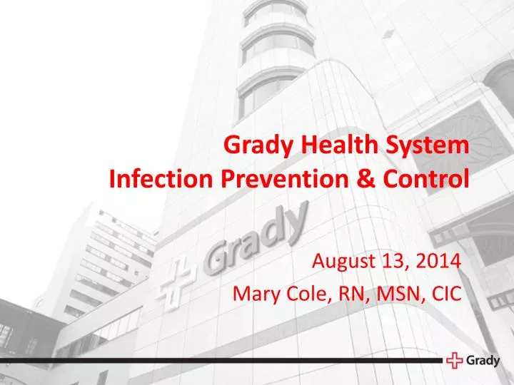 grady health system infection prevention control