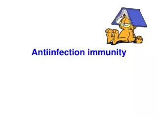 Antiinfection immunity