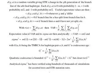 Sigma for Variance