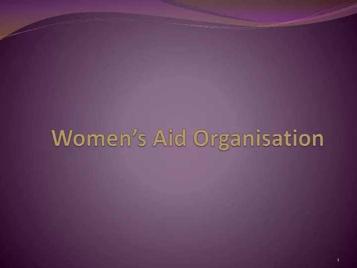women s aid organisation