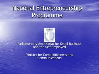 National Entrepreneurship Programme