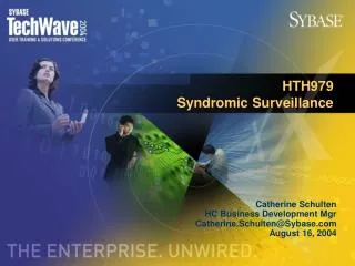 HTH979 Syndromic Surveillance