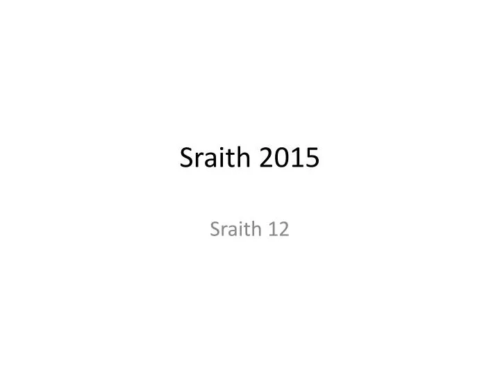 sraith 2015