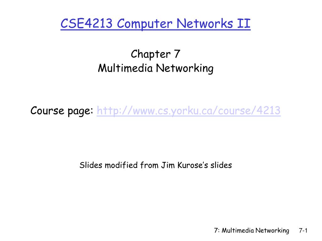 PPT - CSE4213 Computer Networks II PowerPoint Presentation, free ...