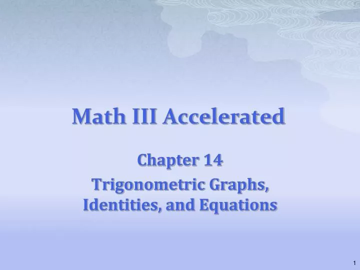 math iii accelerated