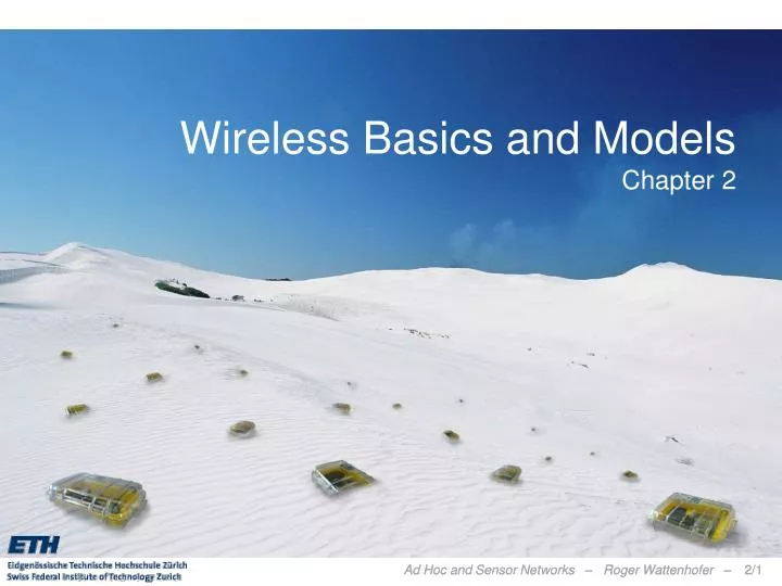 wireless basics and models chapter 2