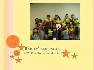 Babies’ best start
