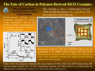 The Fate of Carbon in Polymer-Derived SiCO Ceramics