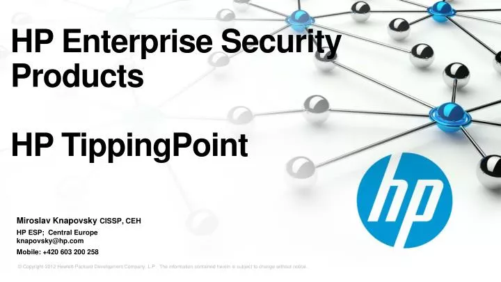 hp enterprise security products hp tippingpoint