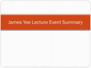 James Yee Lecture Event Summary
