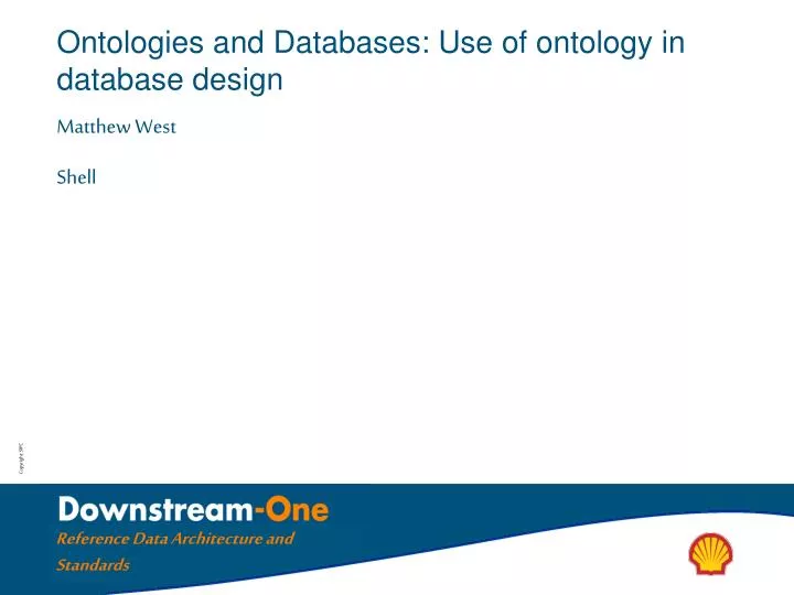 ontologies and databases use of ontology in database design