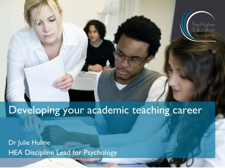 developing your academic teaching career