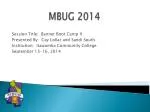 MBUG 2014 - slide 1