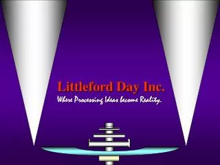 Littleford Day Inc. Where Processing Ideas become Reality.