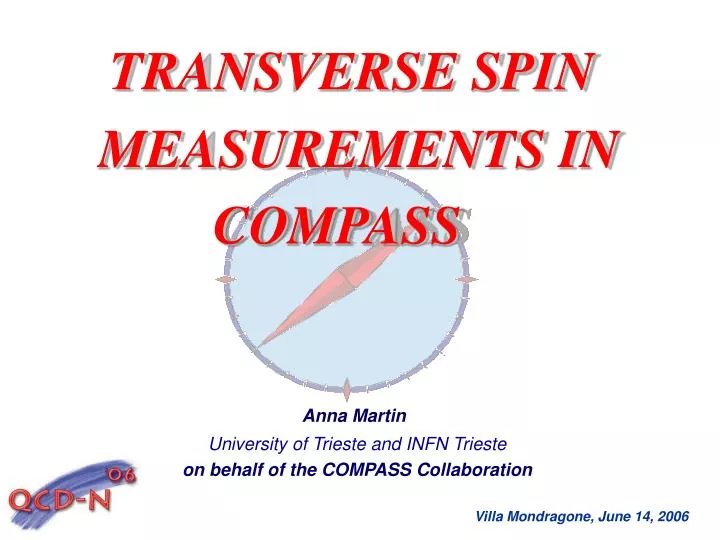 transverse spin measurements in