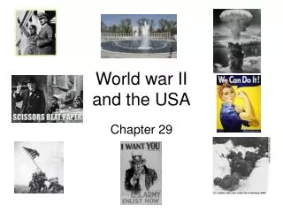 World war II and the USA