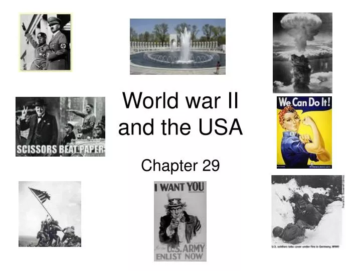 world war ii and the usa