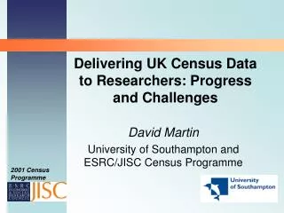 Delivering UK Census Data to Researchers: Progress and Challenges