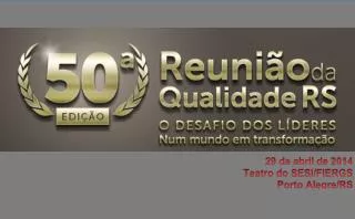 29 de abril de 2014 Teatro do SESI/FIERGS Porto Alegre/RS