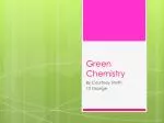 Green Chemistry - slide 1