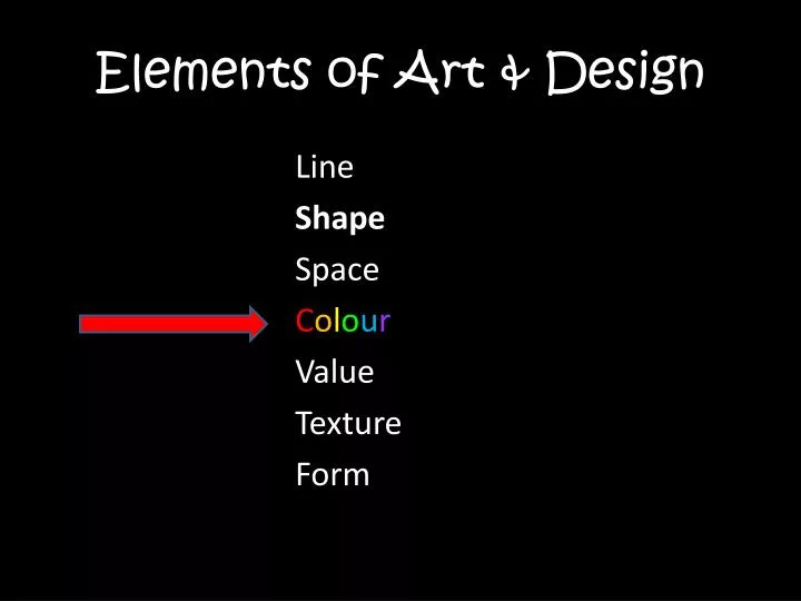 elements of art design