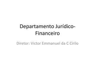 Departamento Jurídico-Financeiro