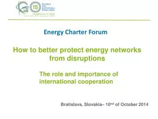 Energy Charter Forum