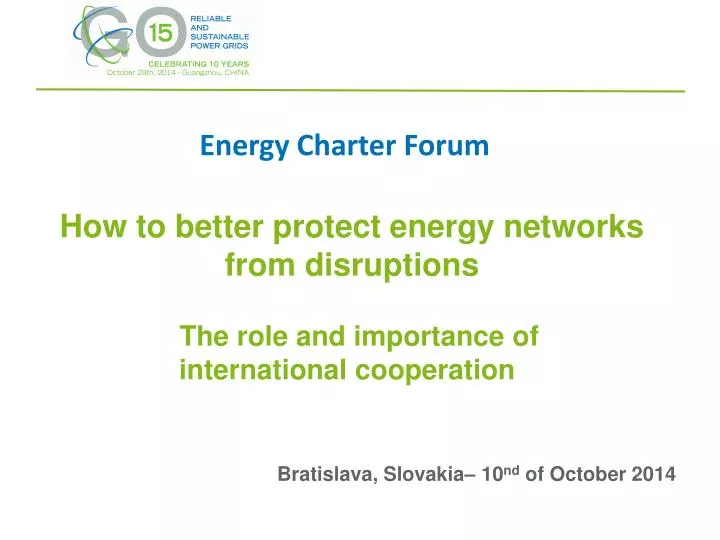 energy charter forum
