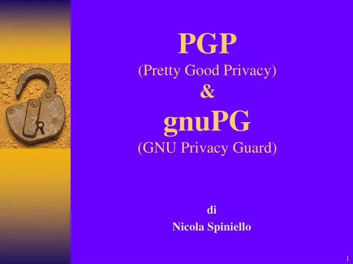 pgp pretty good privacy gnupg gnu privacy guard
