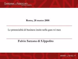 Roma, 28 marzo 2008