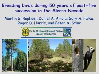 Breeding birds during 50 years of post-fire s uccession in the Sierra Nevada