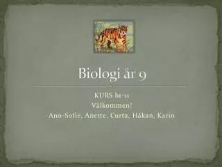 Biologi år 9