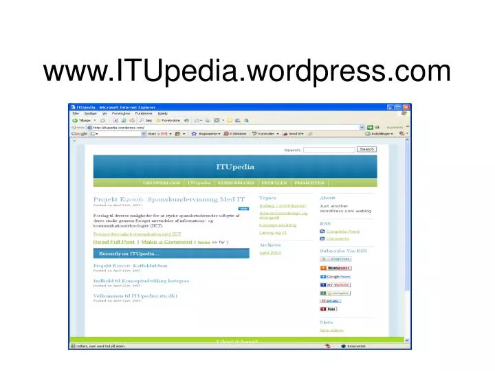 www itupedia wordpress com