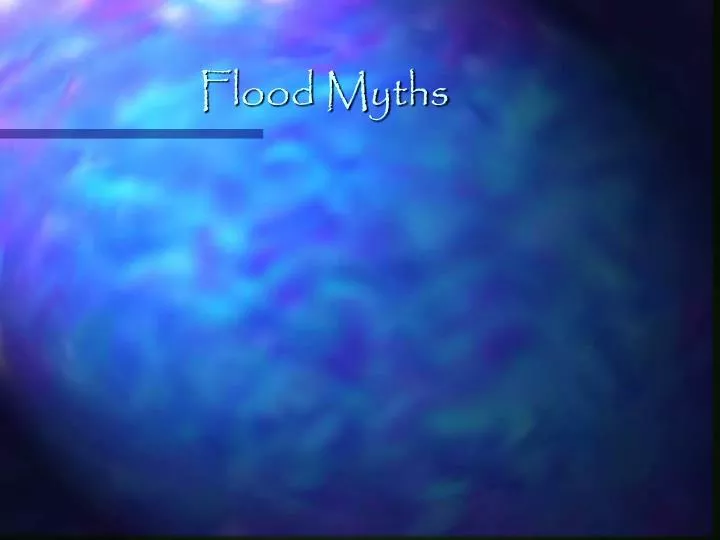 flood myths