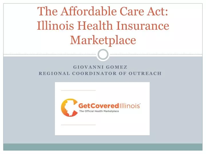 the affordable care act illinois health insurance marketplace