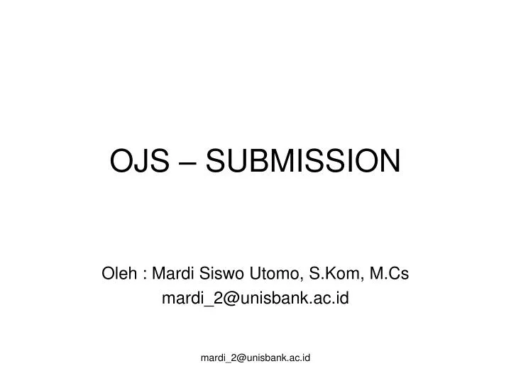 ojs submission