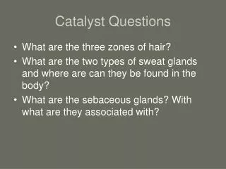 Catalyst Questions