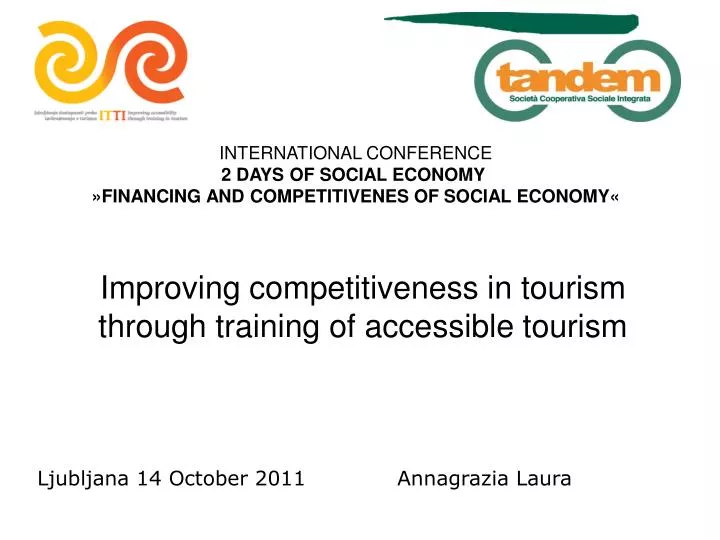 improving competitiveness in tourism through training of accessible tourism