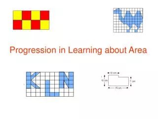Progression in Learning about Area
