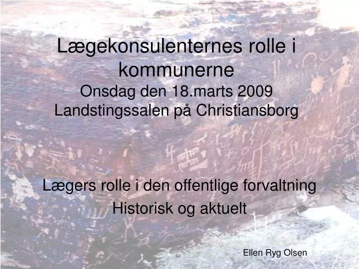 l gekonsulenternes rolle i kommunerne onsdag den 18 marts 2009 landstingssalen p christiansborg