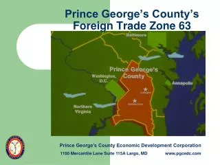 Prince George’s County’s Foreign Trade Zone 63