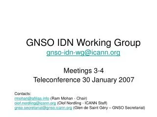GNSO IDN Working Group gnso-idn-wg@icann