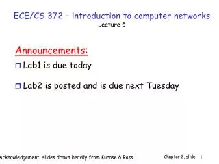 ECE/CS 372 – introduction to computer networks Lecture 5