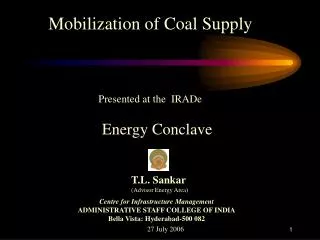 Mobilization of Coal Supply
