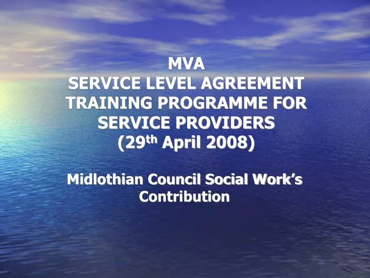 midlothian council social work s contribution