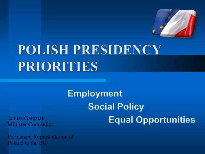 polish presidency priorities