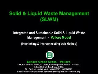 Solid &amp; Liquid Waste Management (SLWM)