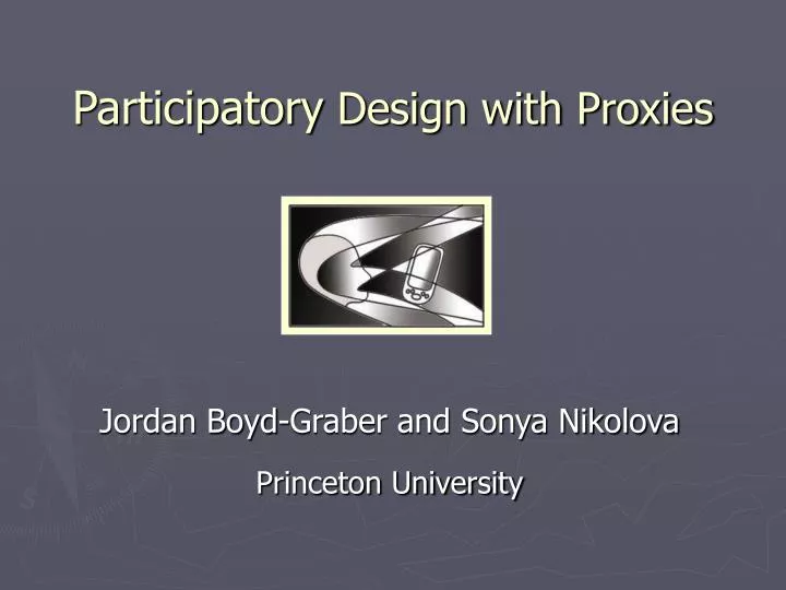 participatory design with proxies