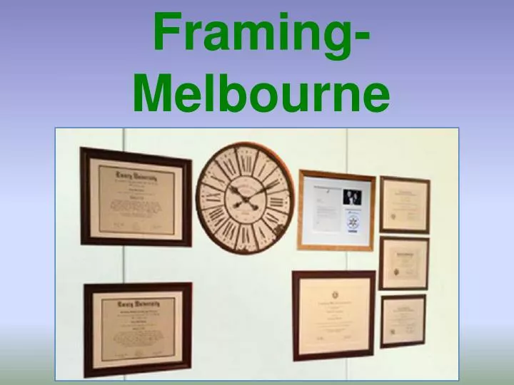 certificate framing melbourne specialists