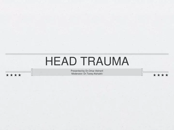 head trauma